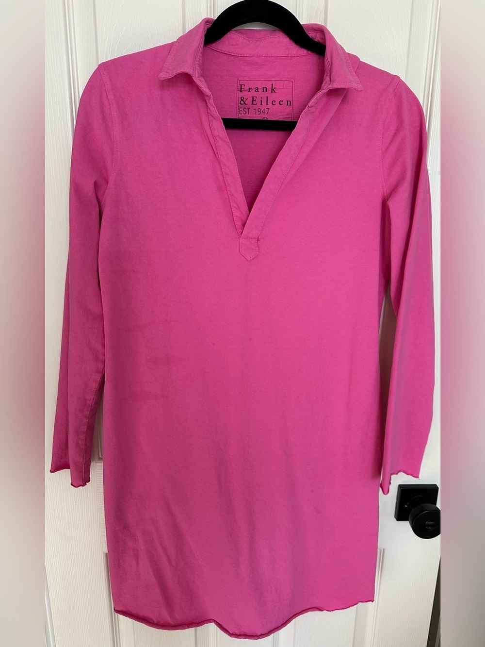 Frank & Eileen Nicole Long Sleeve Henley Dress Size M